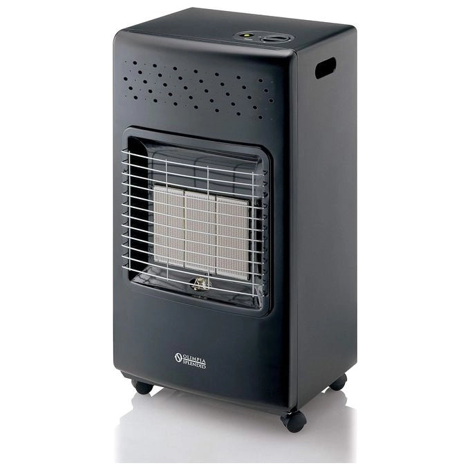 Olimpia Splendid 99387 Stovy Infra Stufa a Gas Infrarossi 4200 W 3 Livelli di Potenza Vano Bombola 15 Kg Portatile colore Nero
