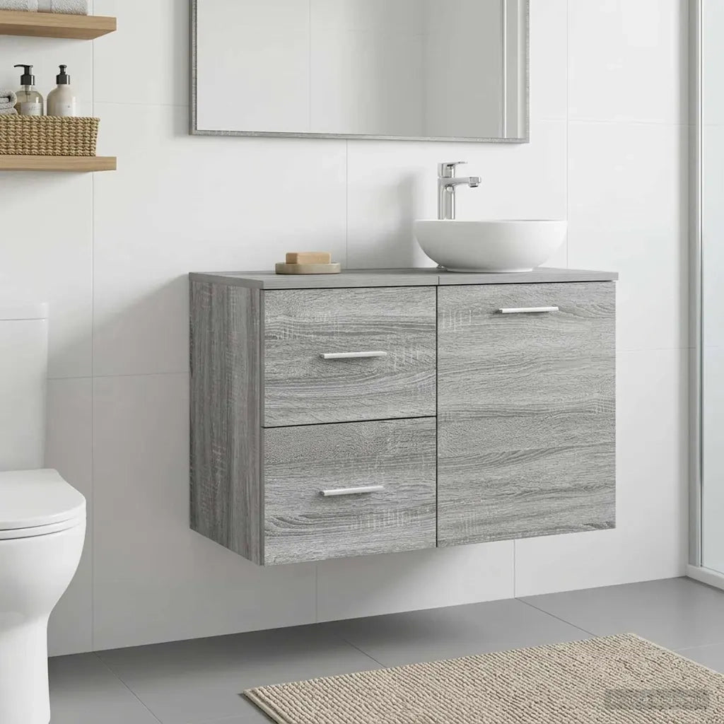 Armadio Bagno In-between Sonoma grigio 30 x 41 x 50 cm 890371