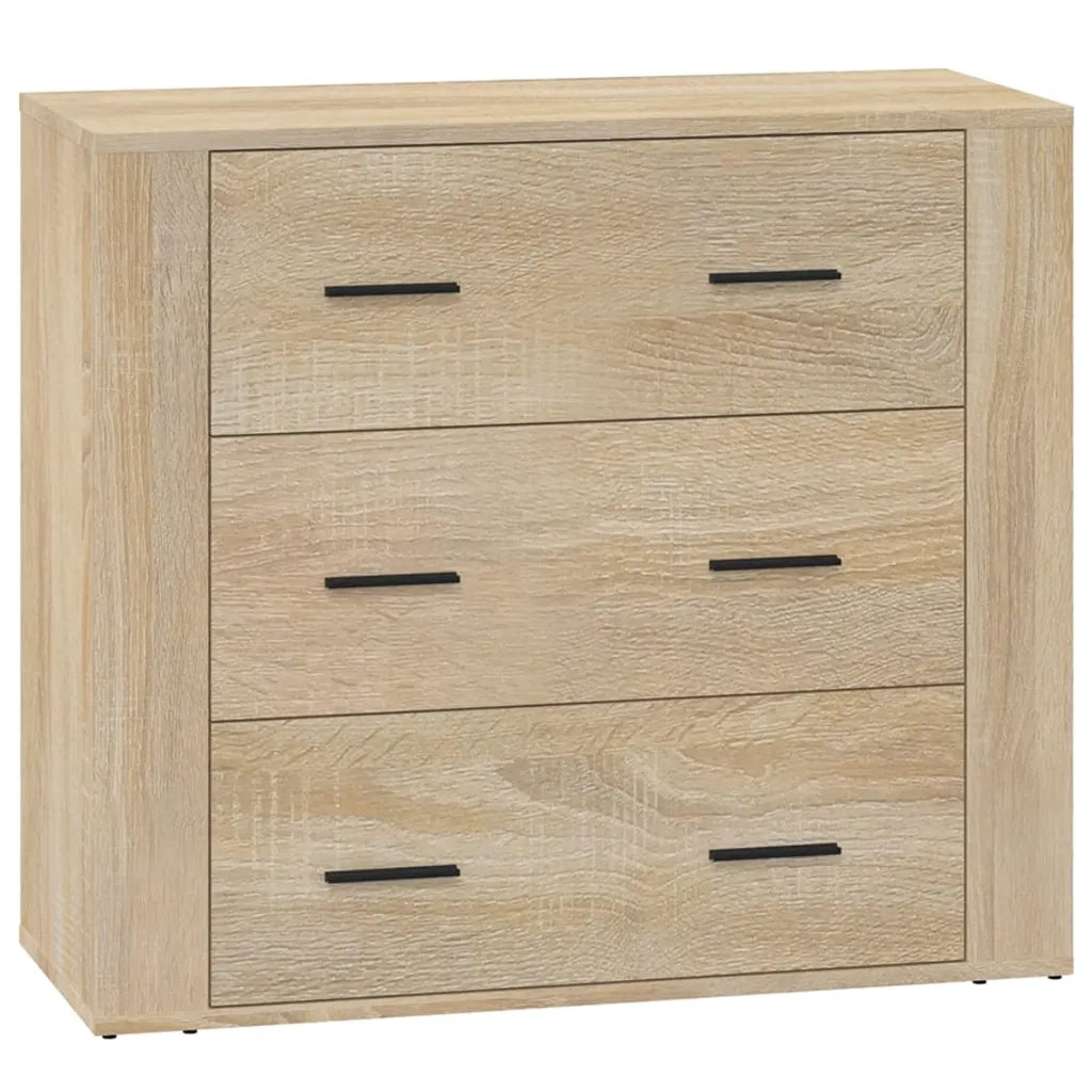 Credenza Rovere Sonoma 80x33x70 cm in Legno Multistrato 816579