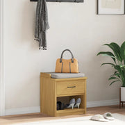 Panca da Corridoio SANDNES 45x40x50 cm Legno Massello di Pino 4010446