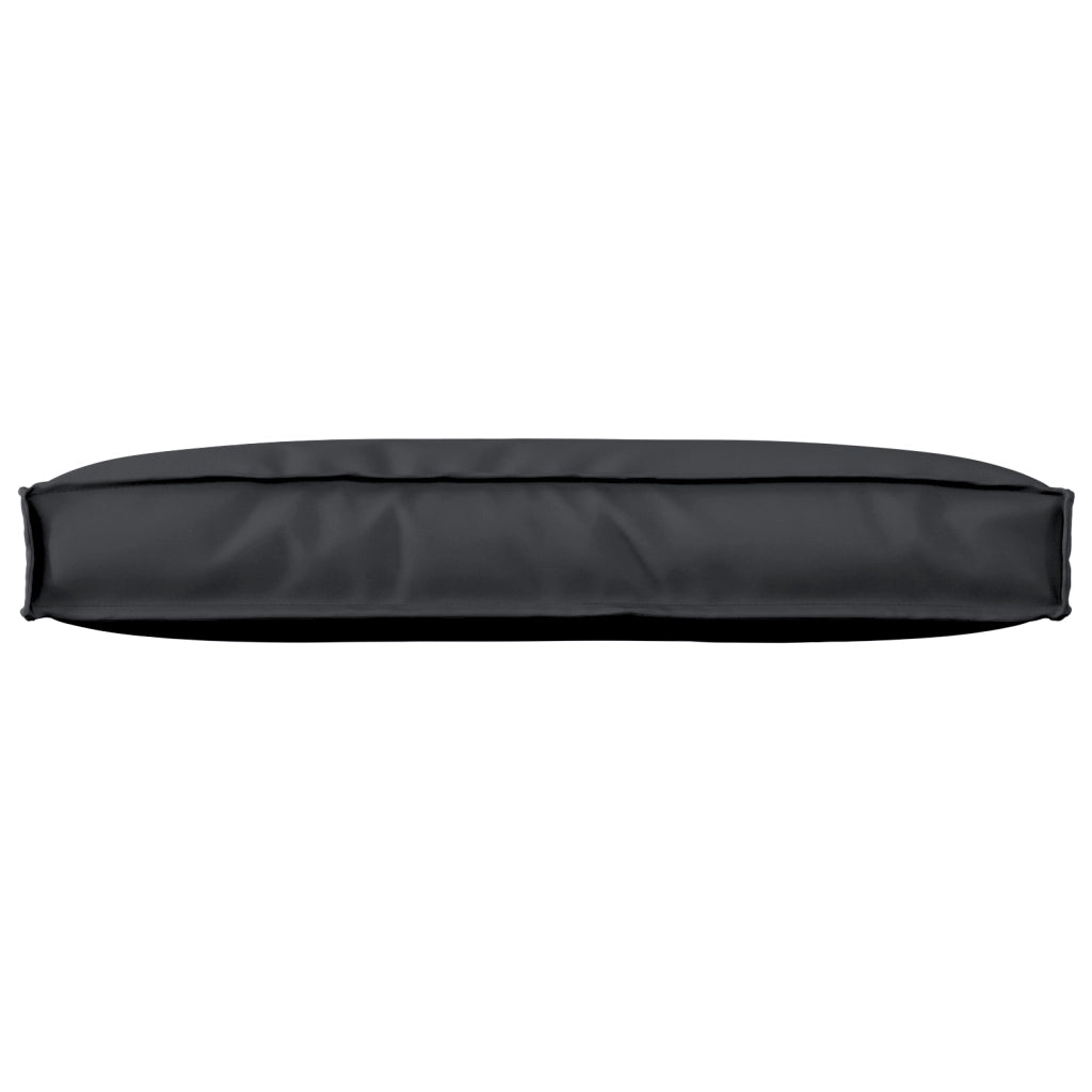 Cuscino per Pallet per Schienale Nero 80x40x12 cm Tessuto Oxford