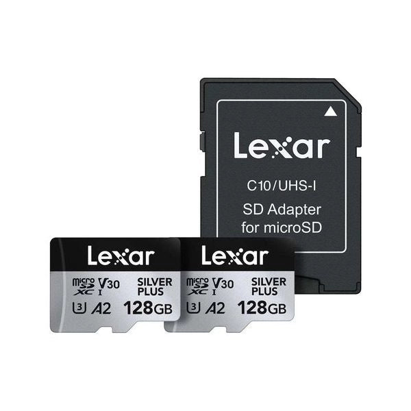 Lexar professional silver plus 128 gb microsdxc uhs-i classe 3 - 0843367135127