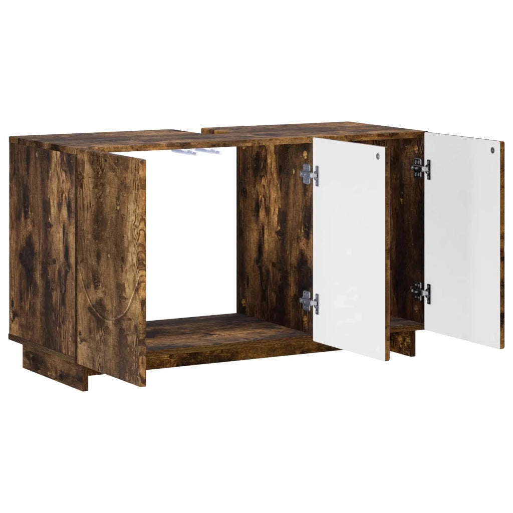 Mobile da bagno Rovere Fumo 101 x 41 x 58 cm Legno multistrato 8011626