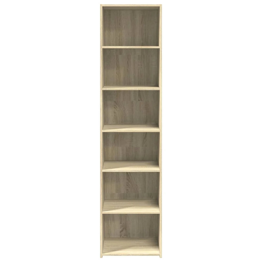 Buffet credenza cassettiera armadio mobile contenitore organizer cucina soggiorno salotto rovere Sonoma alto 45 x 41 x 185 cm legno ingegnerizzato marrone 02_0034064