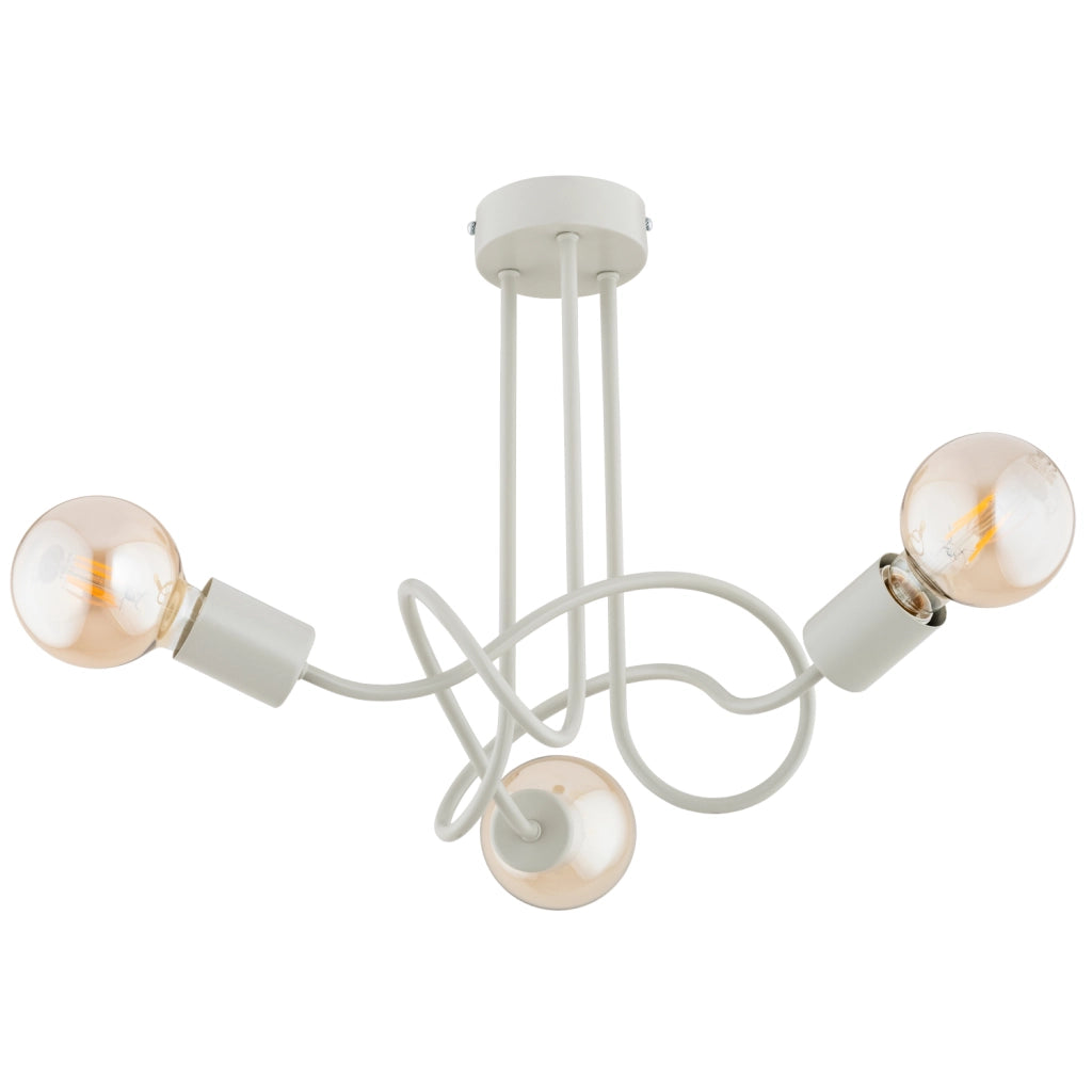 Plafoniera industriale grigia Wingo Alfa 3xE27 15W