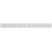 Recinzione da Giardino | Recinzione a Rete con Picchetti Ancoraggio Verde 2,2x25 m