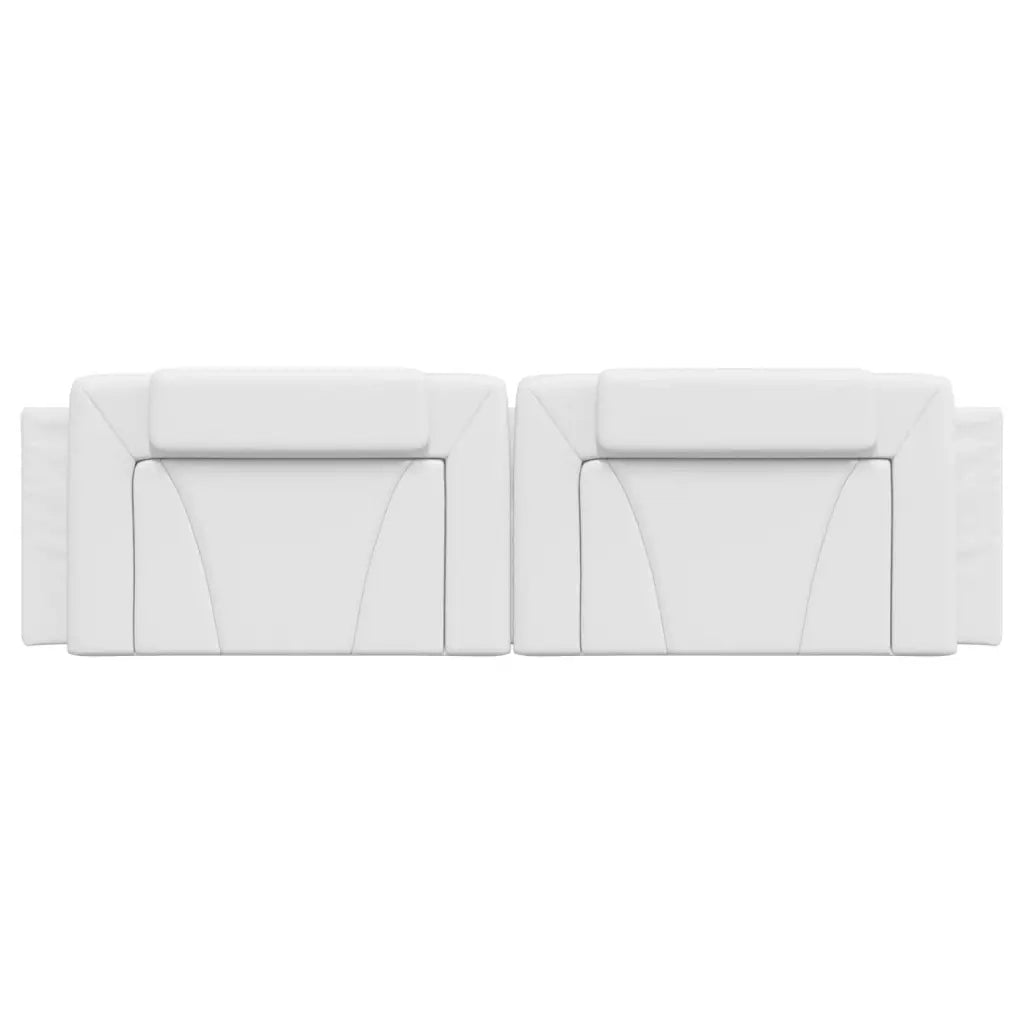 vidaXL Cuscino Testiera Bianco 183 cm in Similpelle