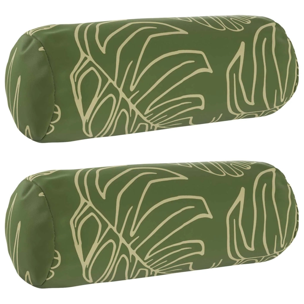 Federa 2 pcs HEERLEN Design a foglia Ø 15 x 40 cm Poliestere 923331