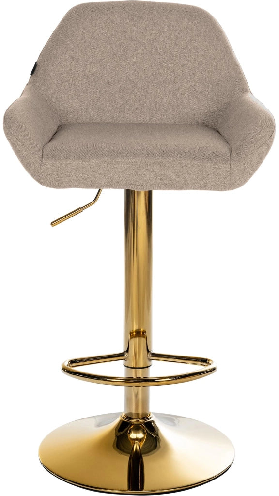 2er Set Barhocker Braga Gold Stoff