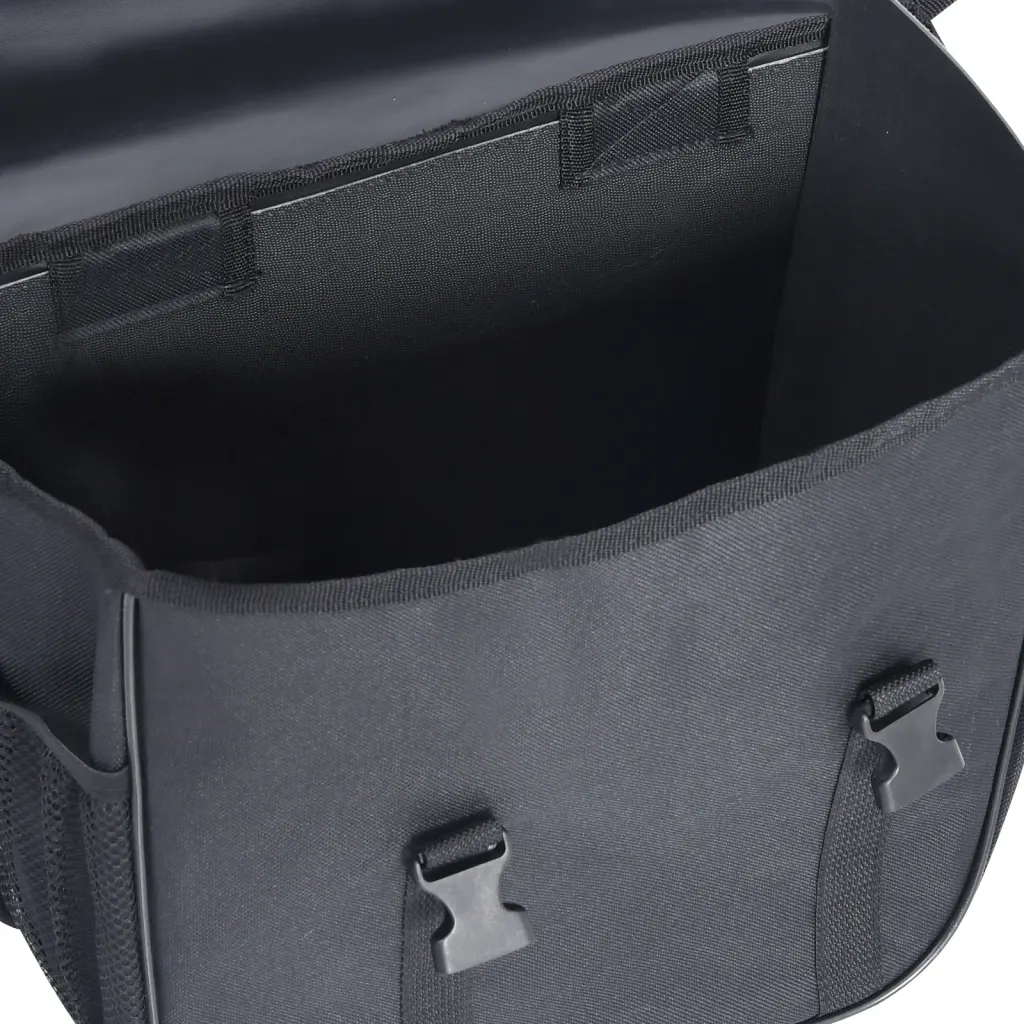 Borsa Doppia Bicicletta Impermeabile per Portapacchi 35 L Nero 93250
