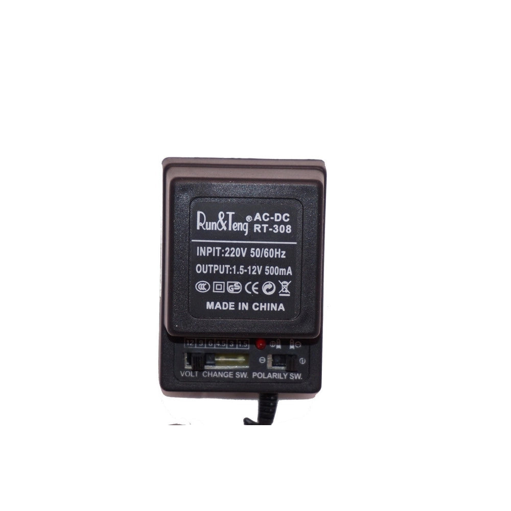 Trade Shop - Trasformatore Alimentatore Corrente Universale 500ma Da 1.5v A 12v Ac Dc -