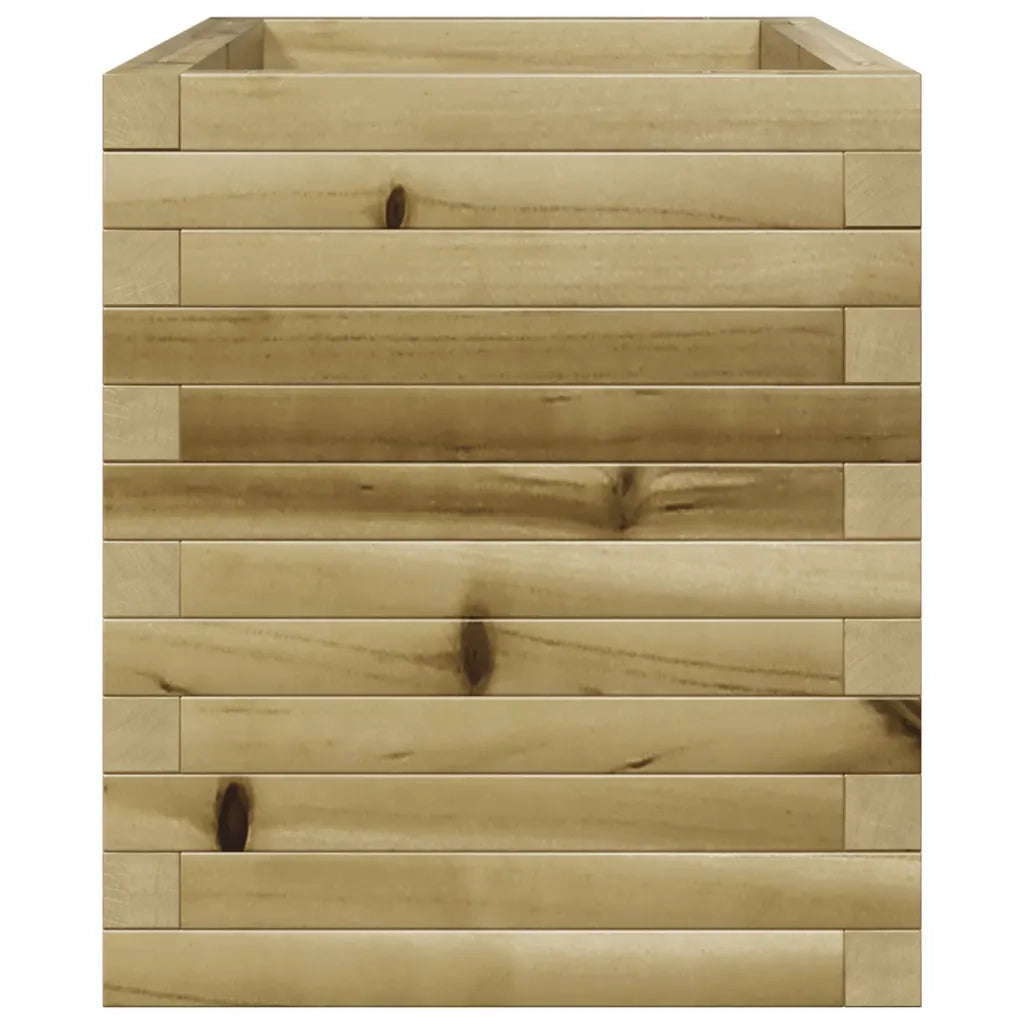 Fioriera | Cassetta per fiori | Vaso da Giardino 70x40x45,5 cm in Legno di Pino Impregnato