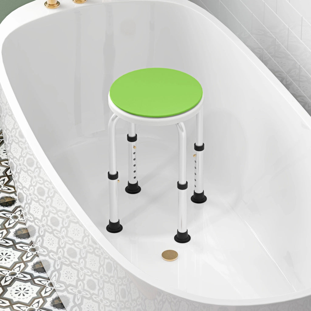 Sgabello da doccia regolabile girevole ¨C Minimal ¨C alluminio