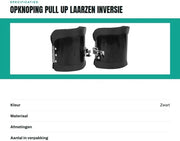 Scarpe da Allenamento con Cinturino di Sospensione - Inverso Cinturino di Sospensione - Sicure e Resistenti - Adatte per Palestra e Outdoor - Capacità di Sostegno 220 kg - Modello Ideaa