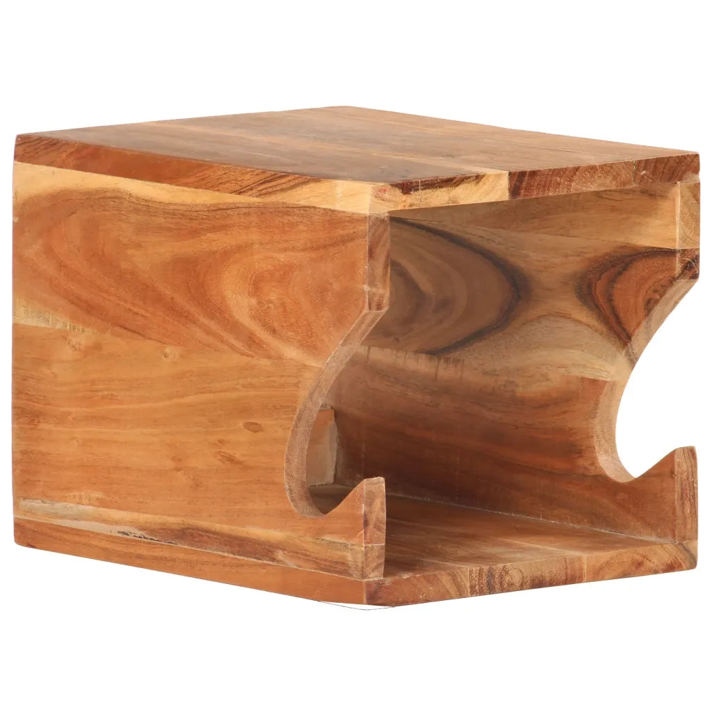 Supporto Bicicletta da Parete 35x25x25 cm in Legno di Acacia CFW8209631