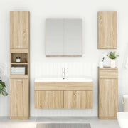 Armadio sottolavello con porta Rovere Sonoma Legno multistrato