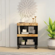 Credenza 60x33x75 cm in Legno Massello di Mango 352885