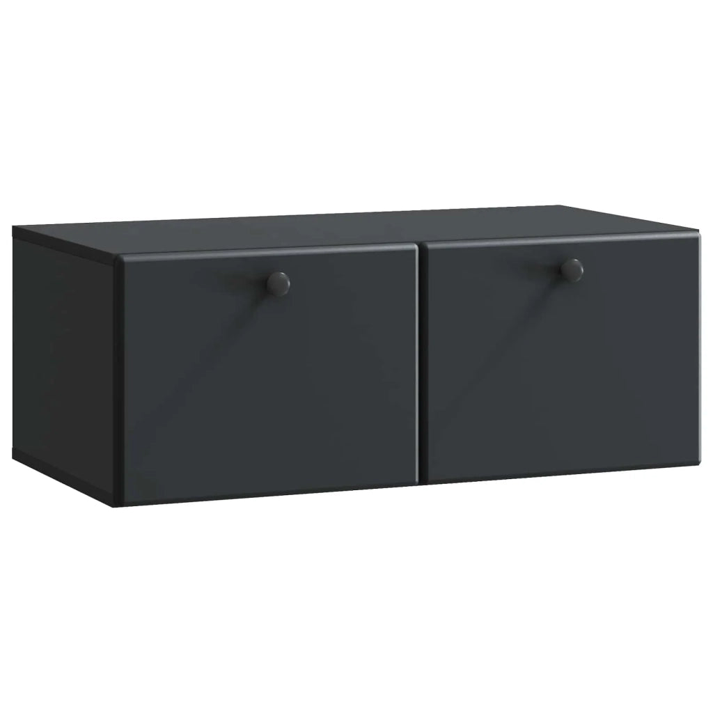 Mobile Porta TV da Muro 78,5 x 41 x 30 cm Nero 899196