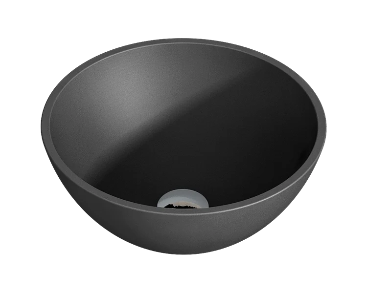 Lavabo da appoggio Solid Surface BOL - nero