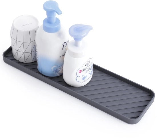 Piattaforma di accesso in silicone 40 cm per cucina e bagno - Organizzatore e asciugamano per afdruipmat