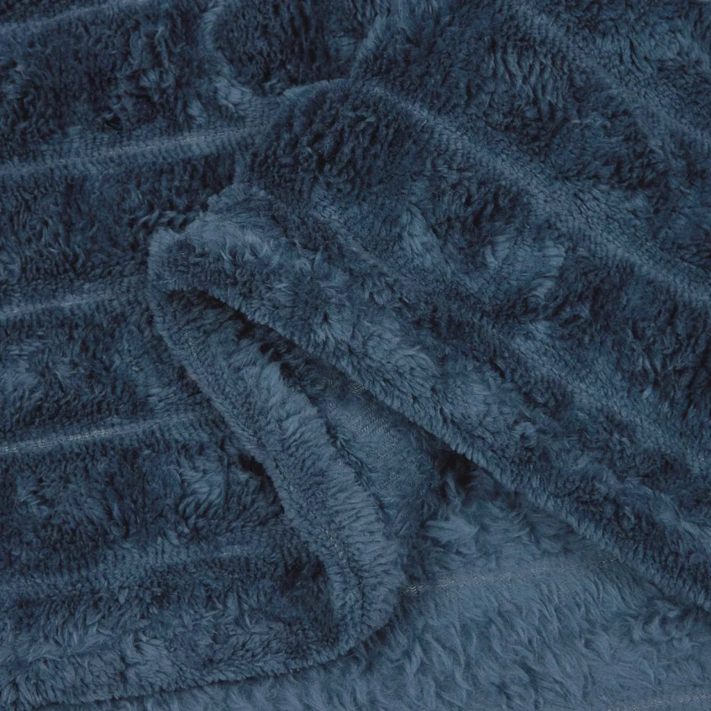 Coperta Blu navy 270 x 240 cm Panno