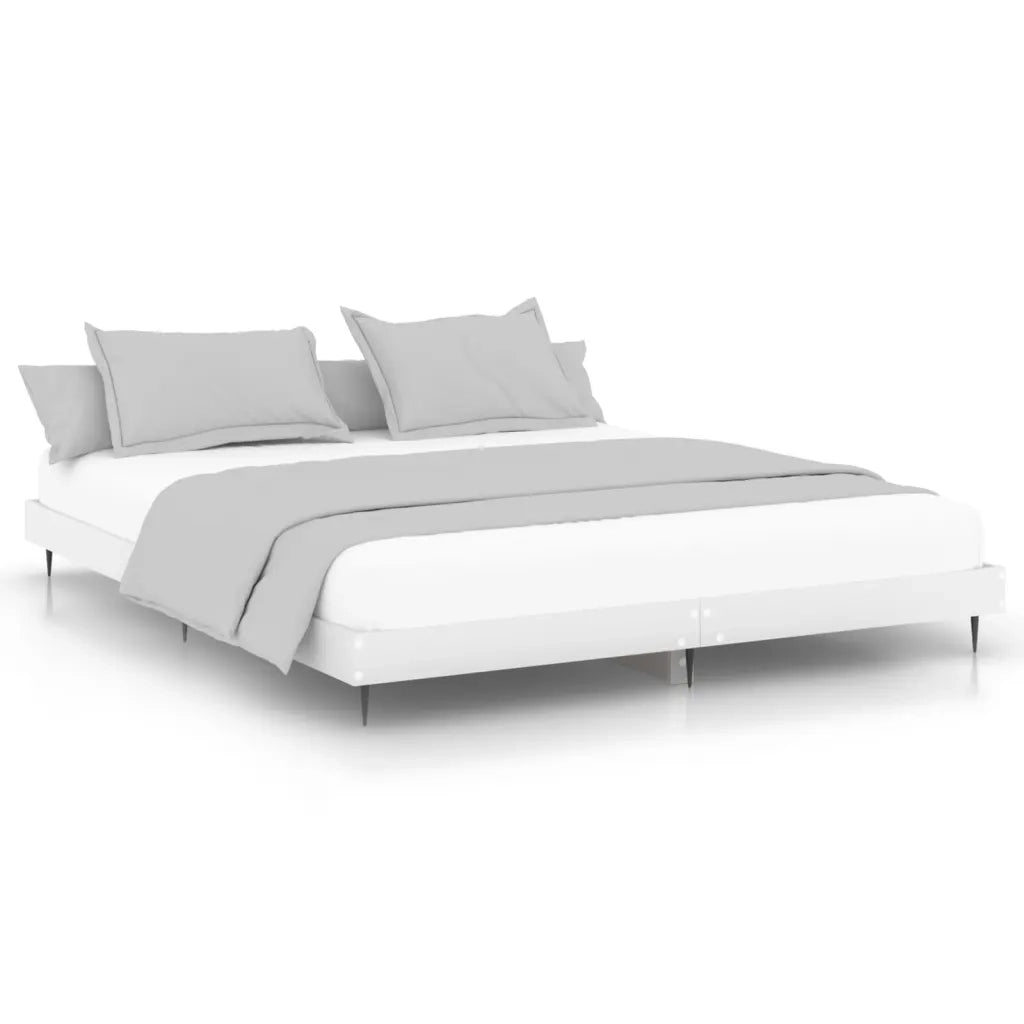 Giroletto-Struttura Letto Bianco 120x200 cm in Legno Multistrato 259388