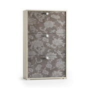 Mobile Portascarpe Axinite, Scarpiera 18 Paia Made in Italy, 67x28x112h cm Marrone Rovere