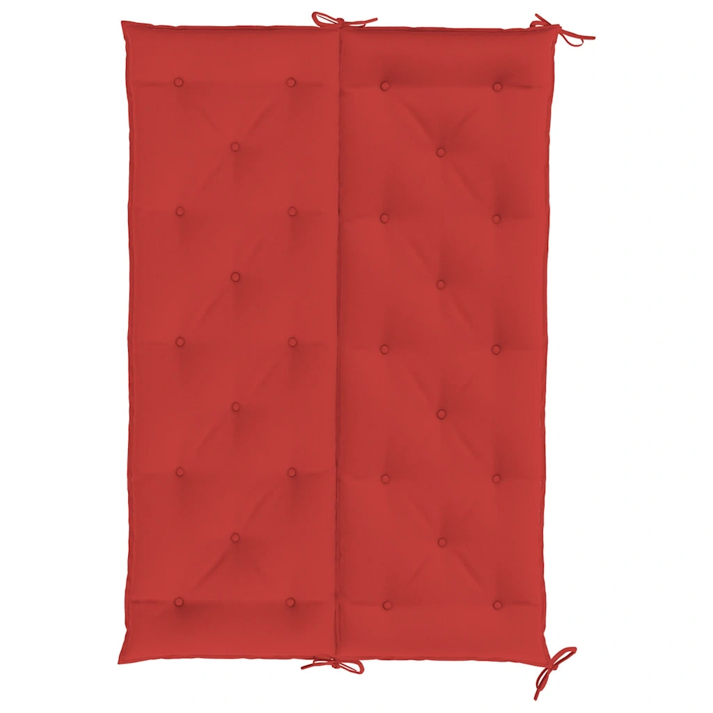 Cuscino per Panca Rosso 150x(50+50)x7cm in Tessuto Oxford