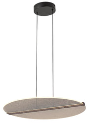 Lampada sospesa LED 2 luci Norael nera Rabalux