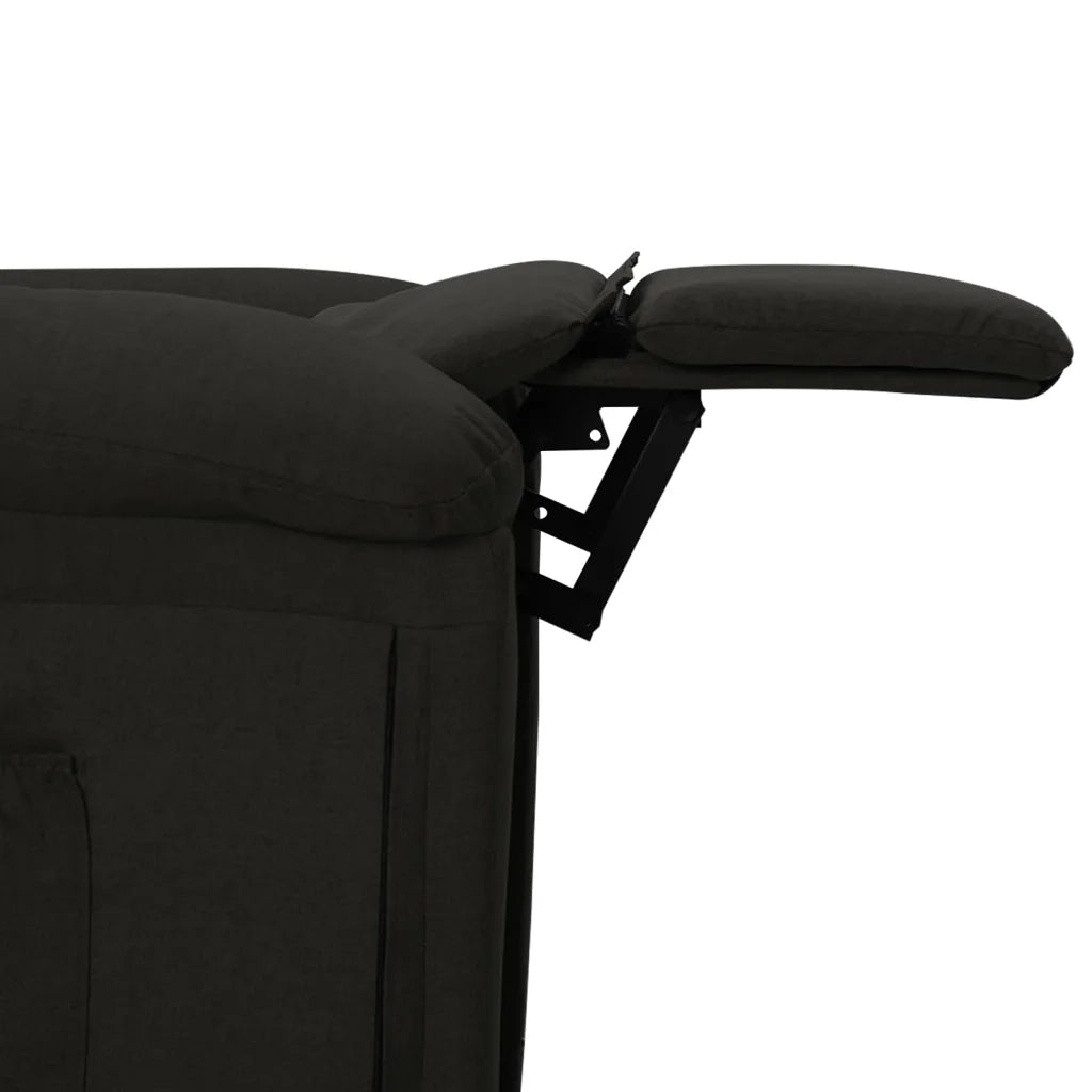 Poltrona Reclinabile Nera in Tessuto cod mxl 27610