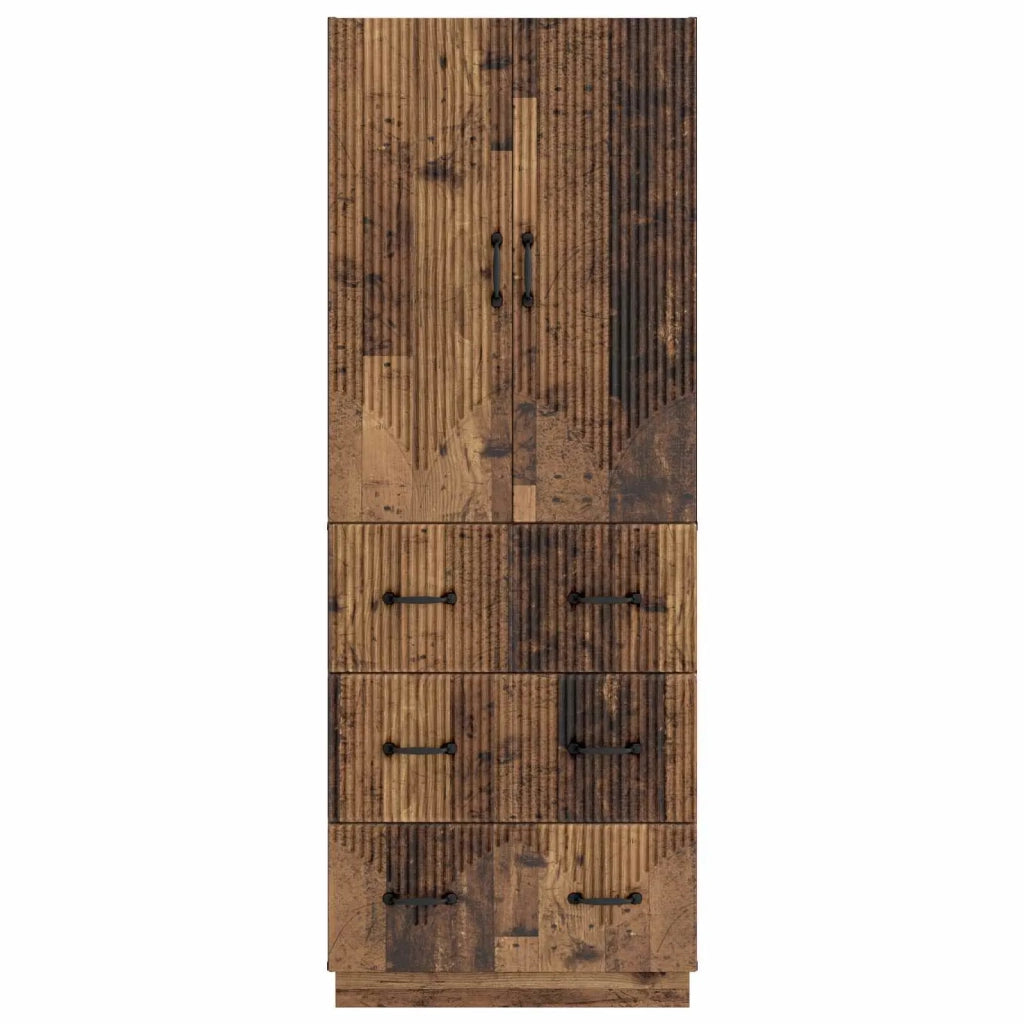 Set di armadi 2 pcs Legno antico 66 x 34,5 x 87 cm
