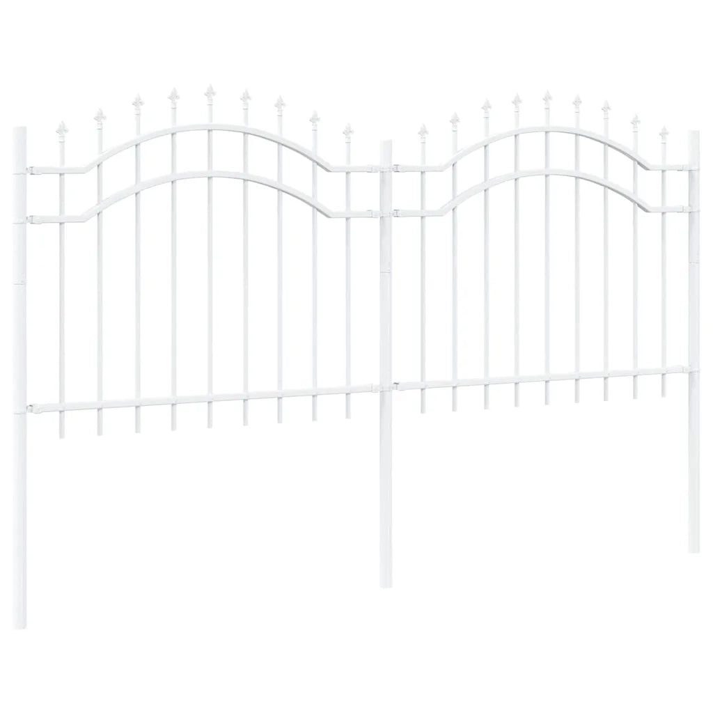 Recinzione per Giardino Woerden Bianco 240 x 140 cm 42003969