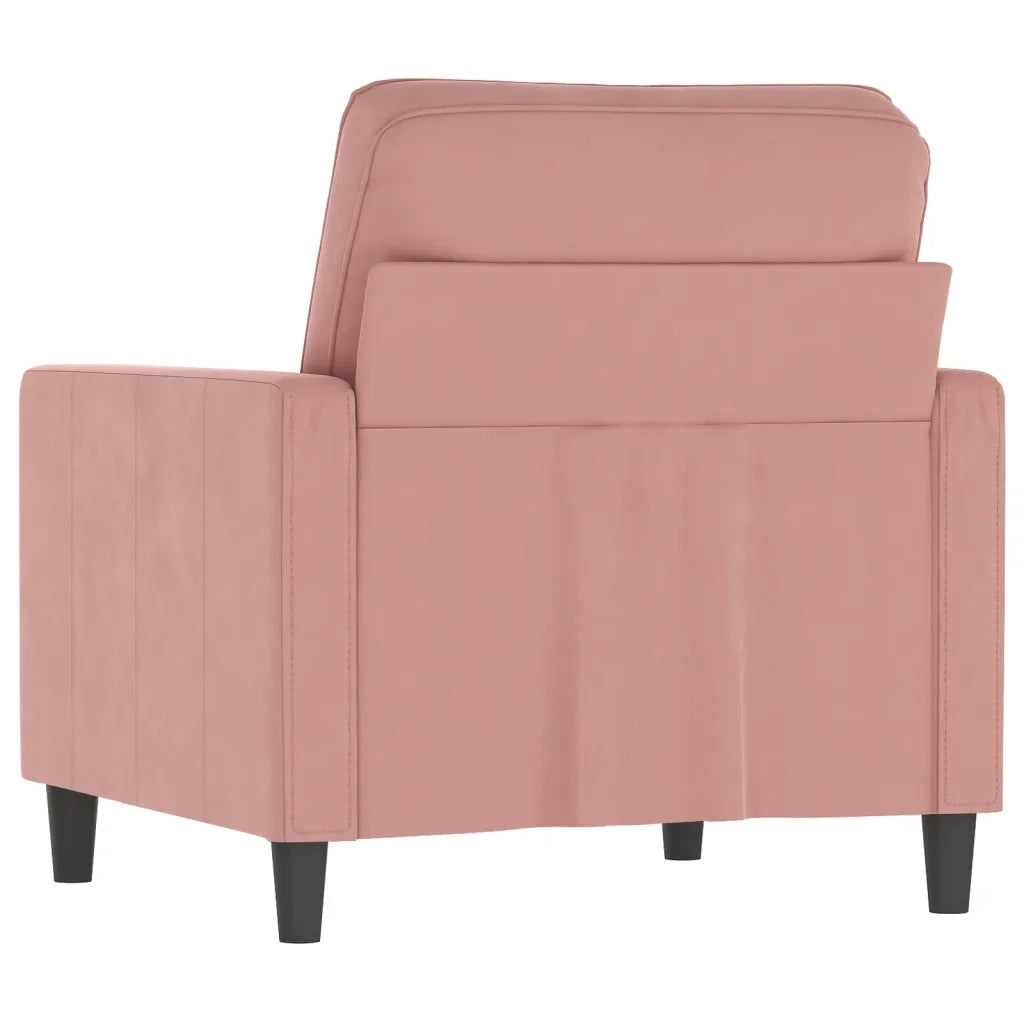 Poltrona Rosa 60 cm Velluto 348728