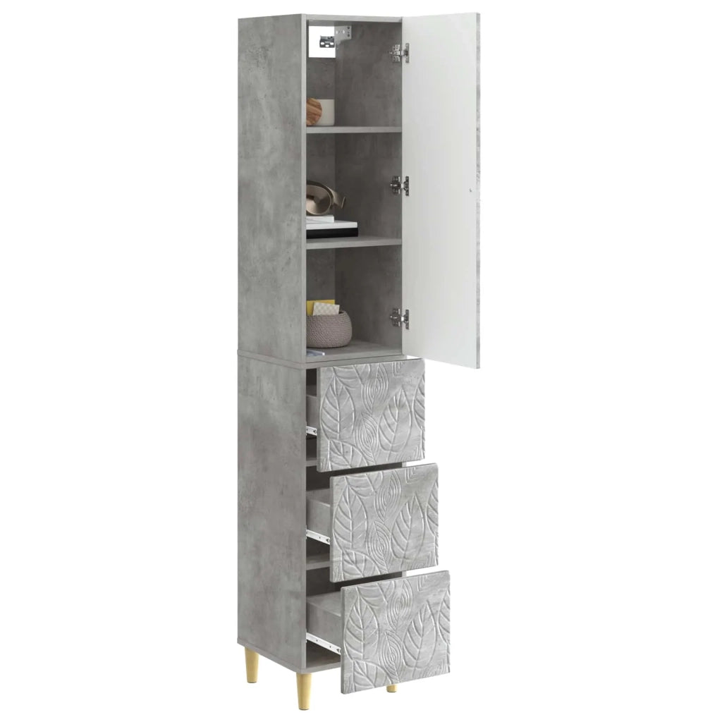 Set di armadi 2 pcs Grigio Cemento 33 x 34,5 x 90 cm 3416730