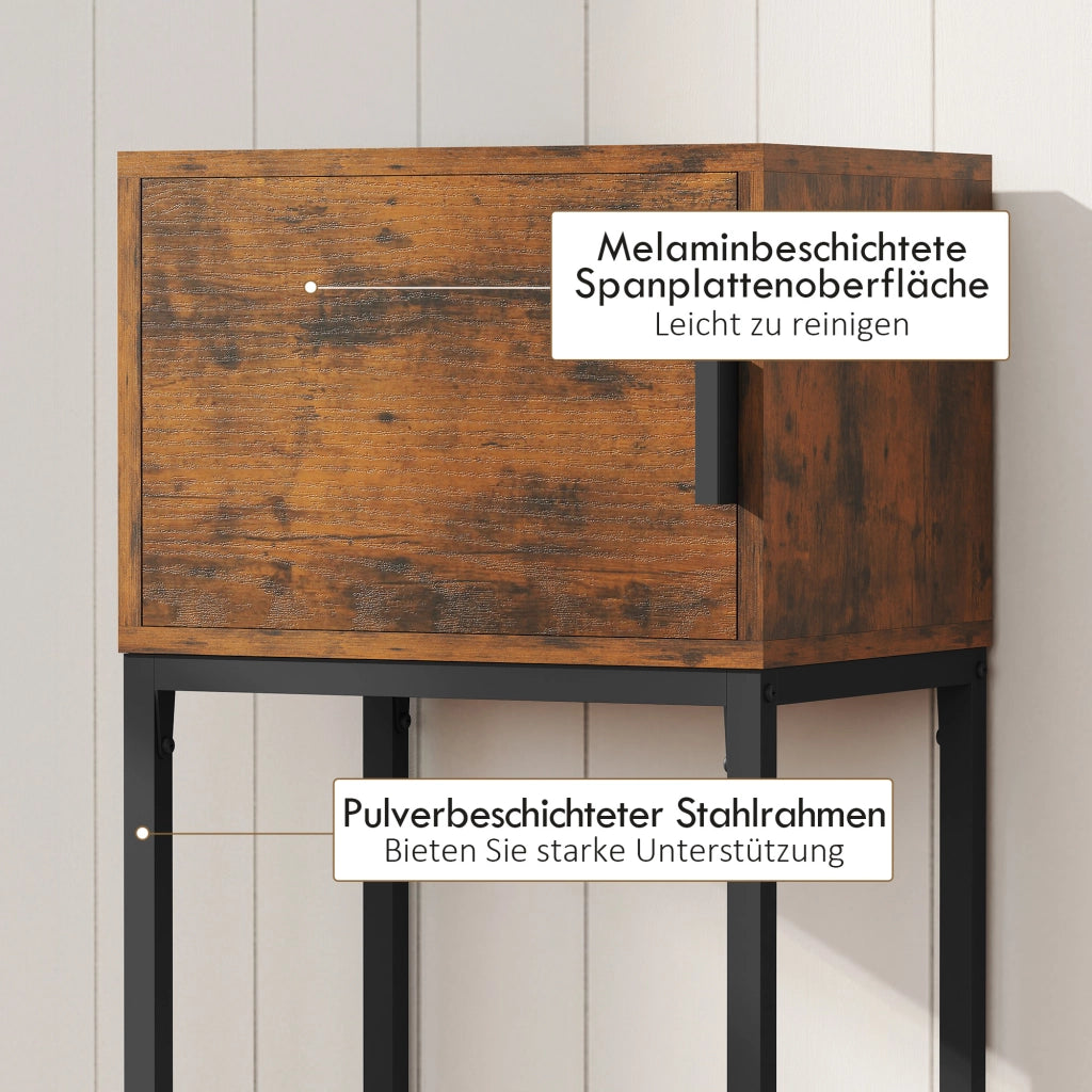 Tavolo consolle ¨C zephmum ¨C Rustico marrone 40x30x76