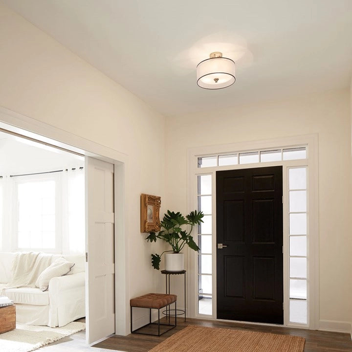 Plafoniera soffitto Lacey Kichler argento antico 4xE27 51cm