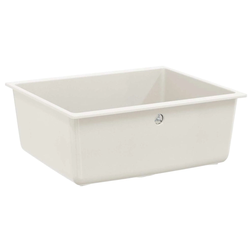 Lavello Bianco 530 x 460 mm 80% Quarzo e 20% Resina CFW8545566