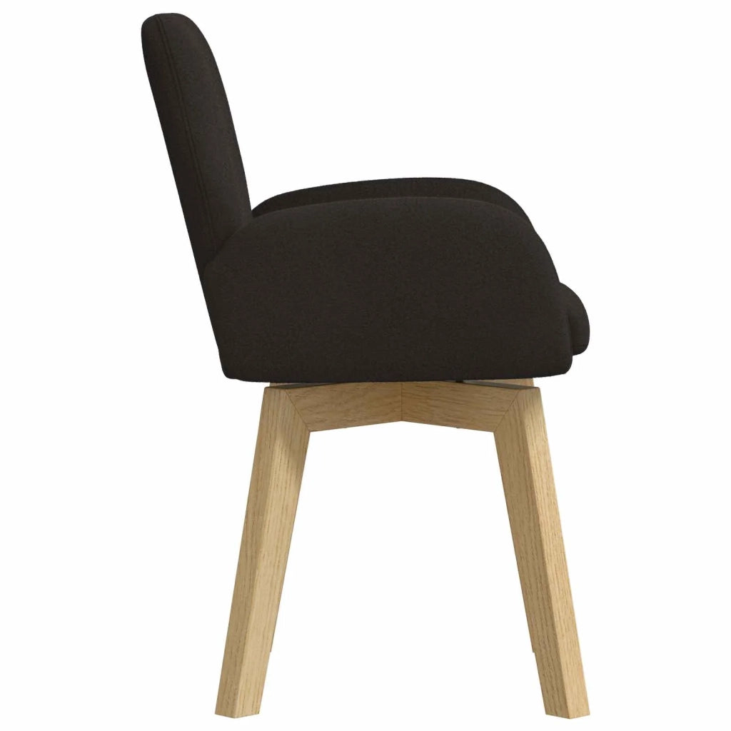 Sedie da pranzo girevoli 6 pz Bouclé Nero 54 x 58 x 87 cm 3428293
