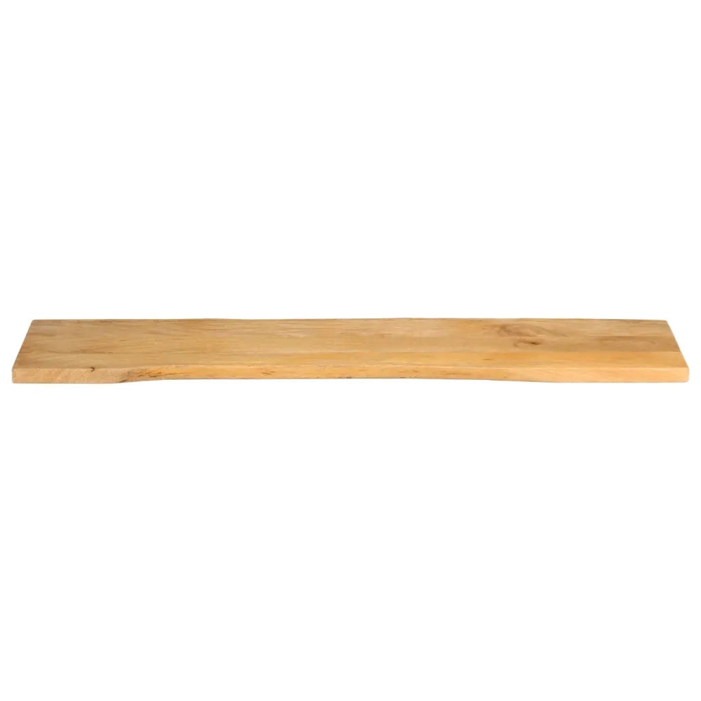 Piano Tavolo 160x40x3,8 cm Bordi Vivi in Legno Massello Mango 370736