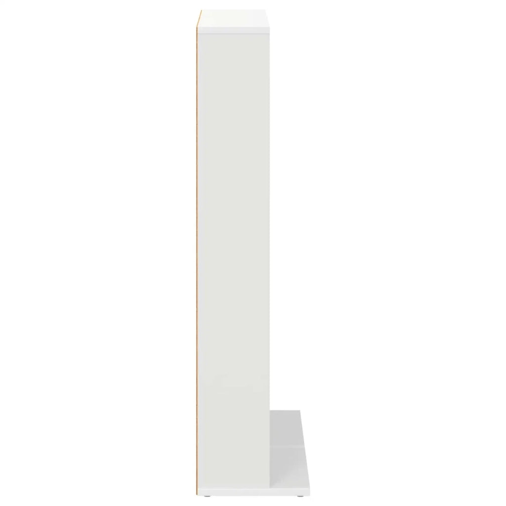 Mobile per CD 2 pz Bianco 33 x 23,5 x 97,5 cm 8012691