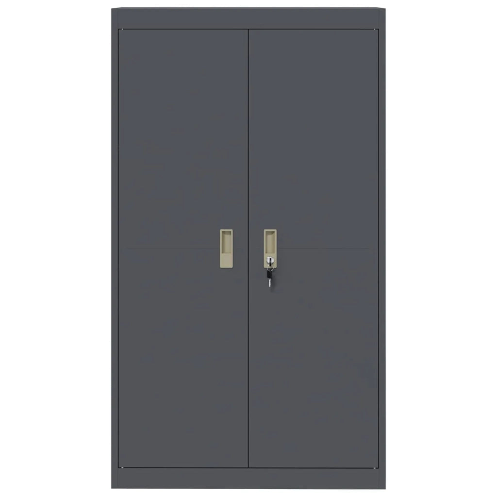 Armadio Antracite 80 x 40 x 140 cm Acciaio