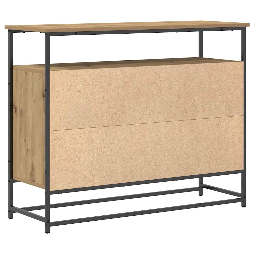 Credenza | Madia | Buffet da pranzo | Armadio da pranzo Rovere artigianale 100 x 35 x 80 cm Legno multistrato