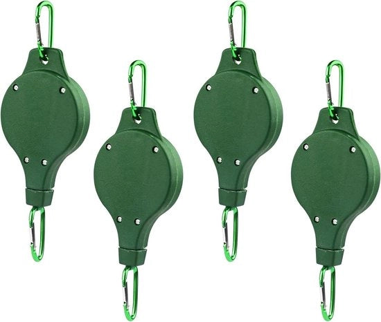 Hanger per piante con mandrino intercambiabile e orecchio a sospensione regolabile - hanger per uccelli e piante con mandrino verde