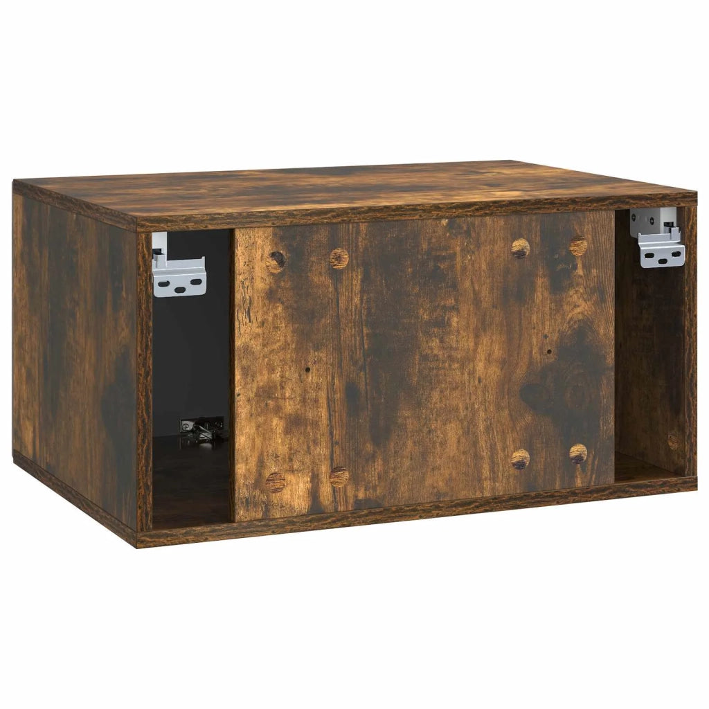 Mobile Porta TV da Muro Rovere Fumo 59,5 x 41 x 30 cm 899360