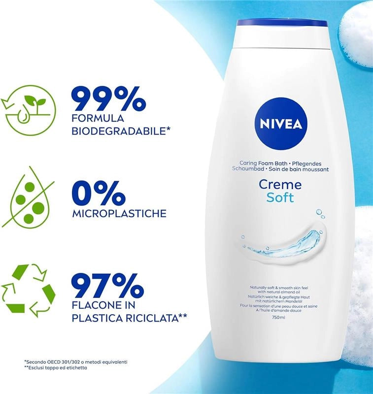 NIVEA BAGNO DOCCIA CREME SOFT 750 ML