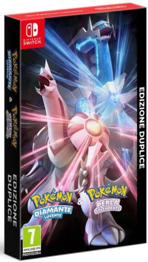 Nintendo pokémon diamante lucente - perla lucente double pak bundle dut, inglese, esp, francese, ita nintendo switch - 10007805