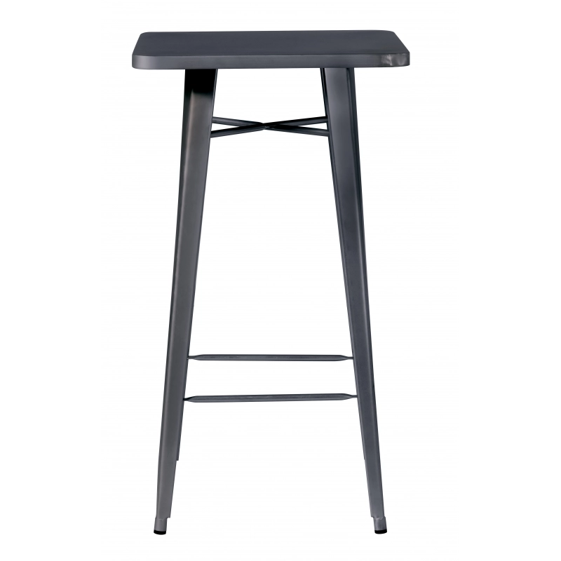 Tavolo Alto 60X60 Lamiera Piombo Moia