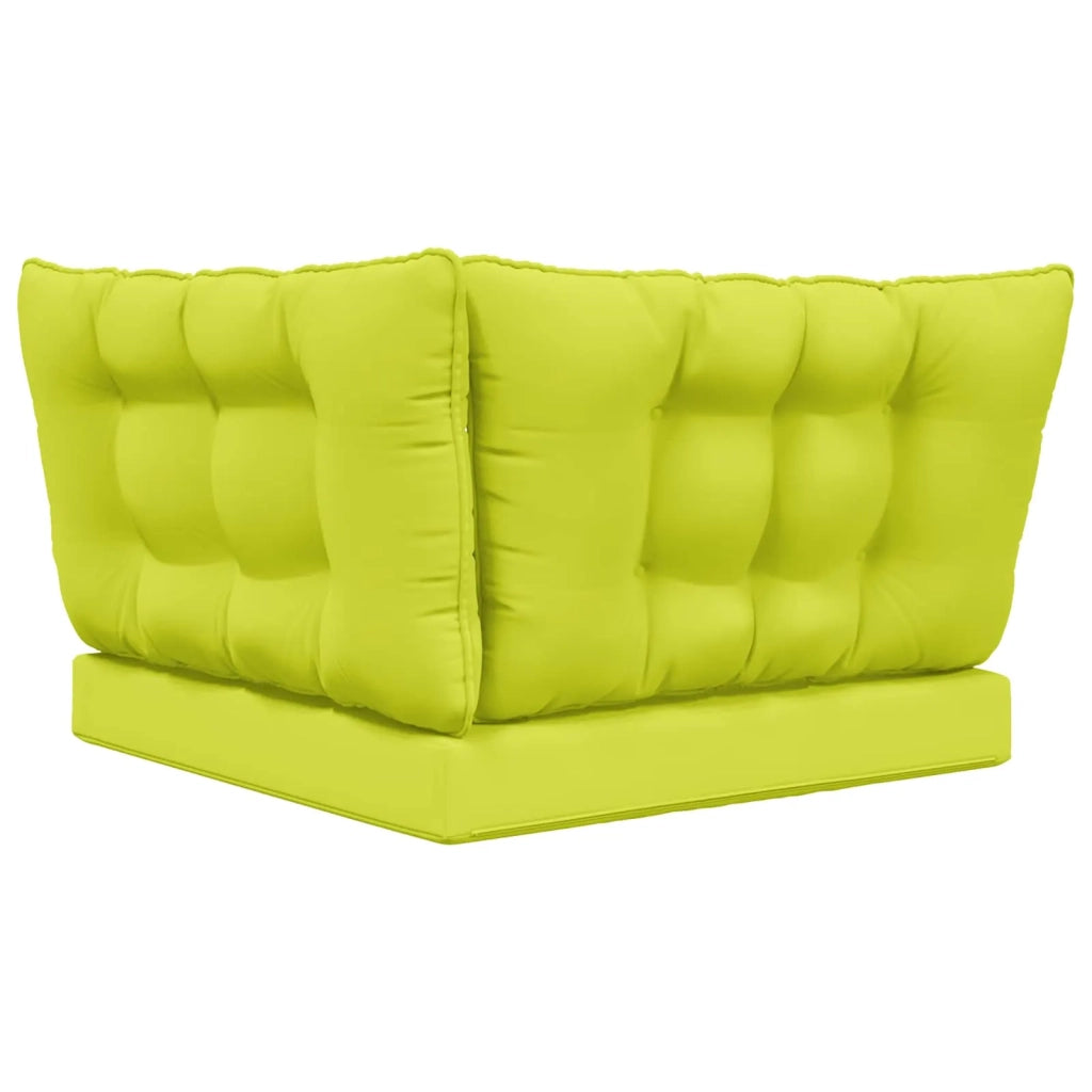 Cuscino per divano da esterno 3 pcs Verde Poliestere 900919