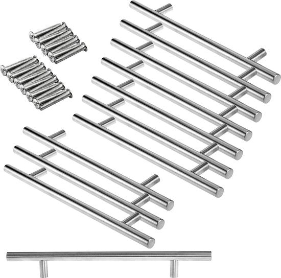 Maniglia T Bar per Cucina - 96mm/128mm/160mm - Unità di Cassetta per Cucina per Camera da Letto