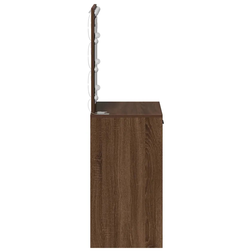 Tavolo da Trucco con cassetto Rovere Marrone 50 x 41 x 135 cm 865043